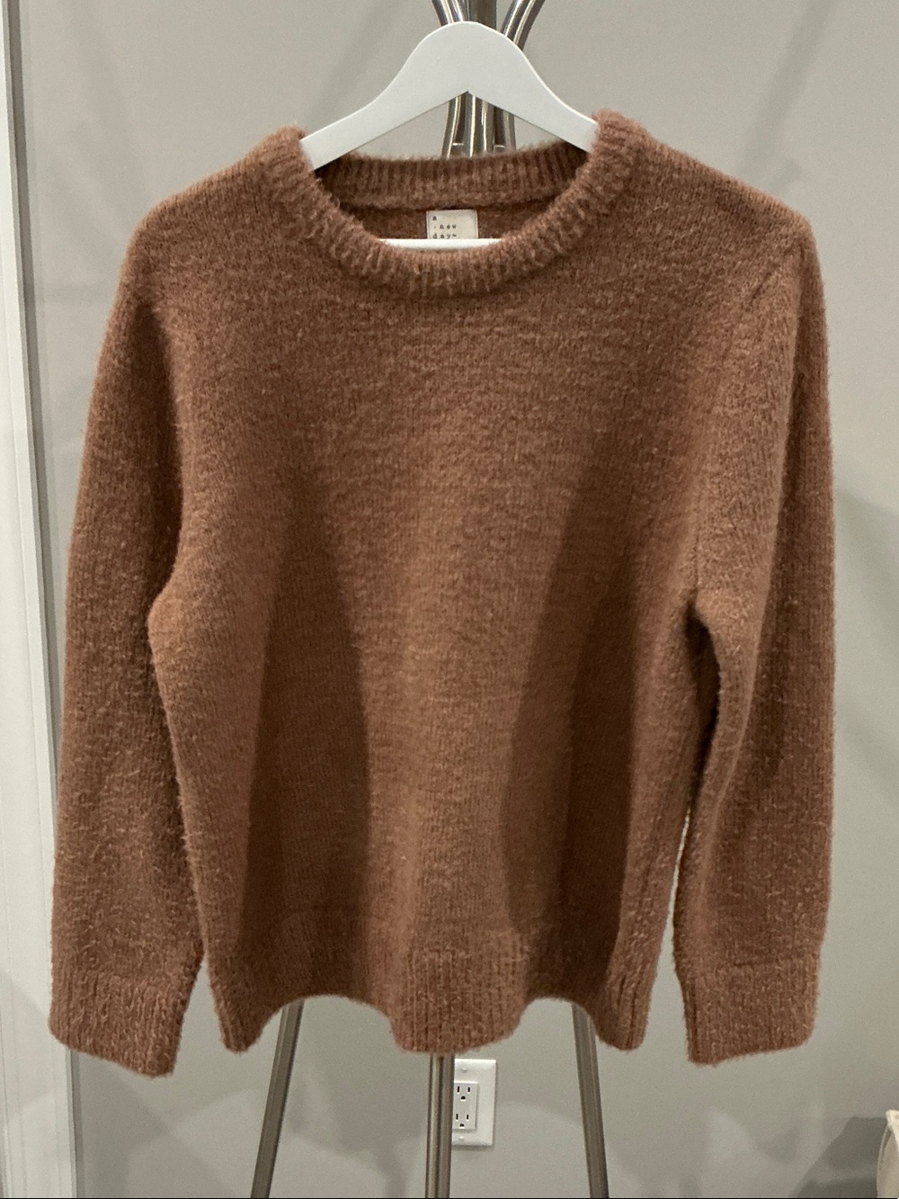 Cozy Brown Crewneck Sweater